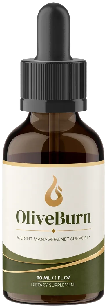 One bottle of OliveBurn liquid dropper supplement